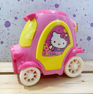 【震撼精品百貨】凱蒂貓 Hello Kitty 日本SANRIO三麗鷗 KITTY 削筆機-車造型#27142 震撼日式精品百貨