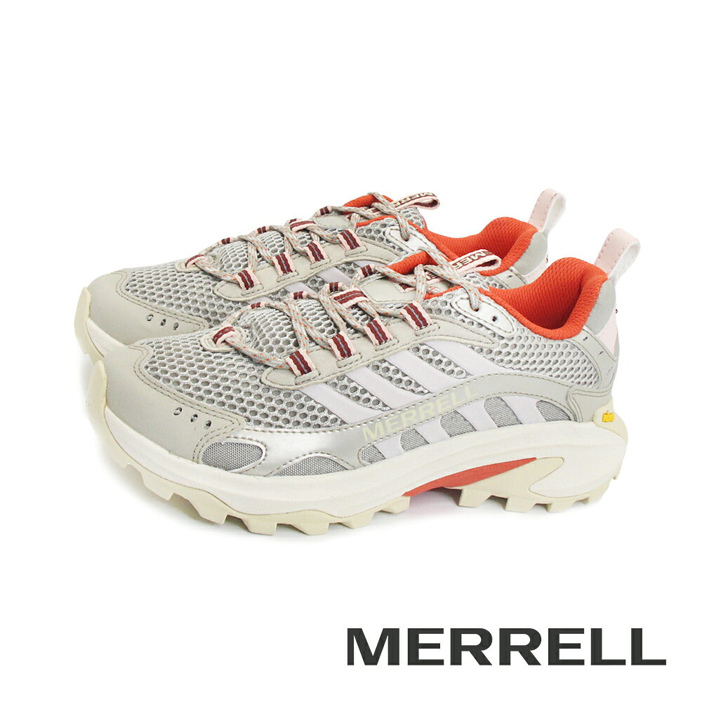MERRELL(女)MOAB SPEED 2 VENT 2K SE登山健行鞋 女鞋-岩石灰橘色