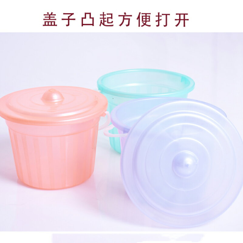 洗筆桶 塑膠小水桶 洗筆桶 調色桶 手提帶蓋小水桶 洗車桶美術畫畫桶【MJ14372】