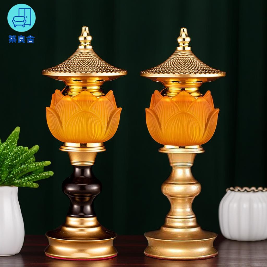 工廠直銷 蓮花燈 供燈 佛燈 長明燈 公媽燈 神桌燈 蓮花燈供佛燈插電家用供佛燈led長明燈琉璃觀音七彩佛燈供佛用品特惠/全館免運 特價出 開立發票 售後保障z211