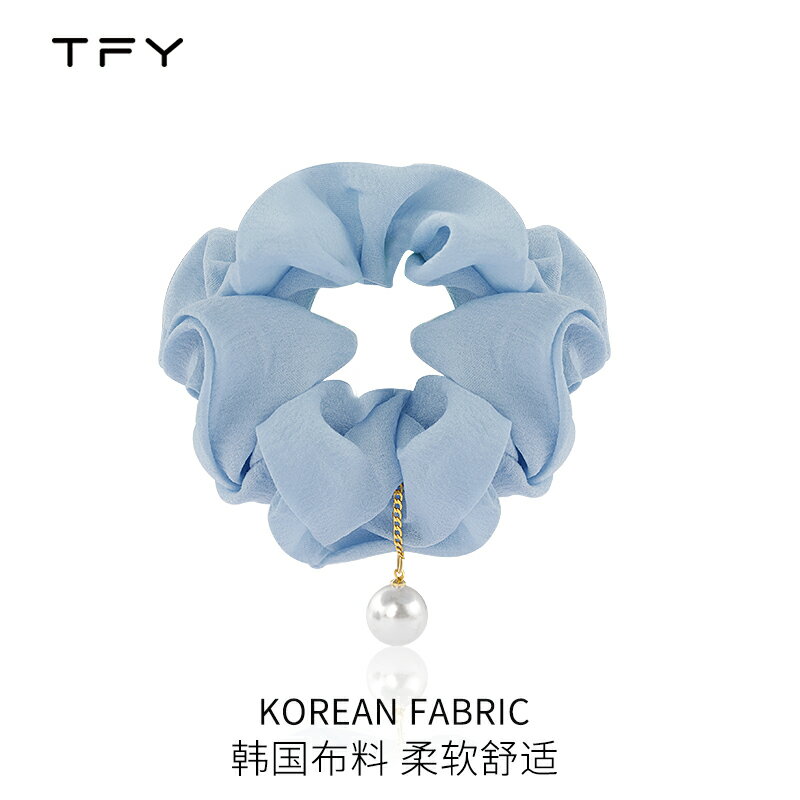 TFY珍珠豬大腸發圈女夏季韓國ins頭繩年新款扎頭發繩發飾頭飾
