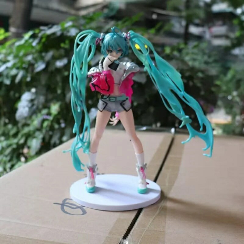 美少女 MIKU 米山舞初音 雙馬尾 站姿模型 擺件 動漫手辦模型