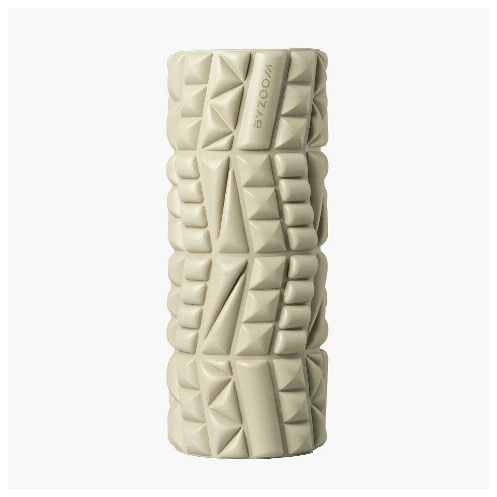 Byzoom Fitness 淺羊絨色強化按摩滾筒