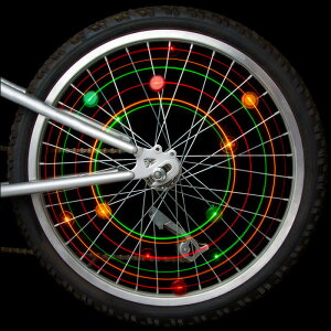 美國奈愛NiteIze斯恩LED自行車輻條燈夜騎裝備戶外單車配件2只裝