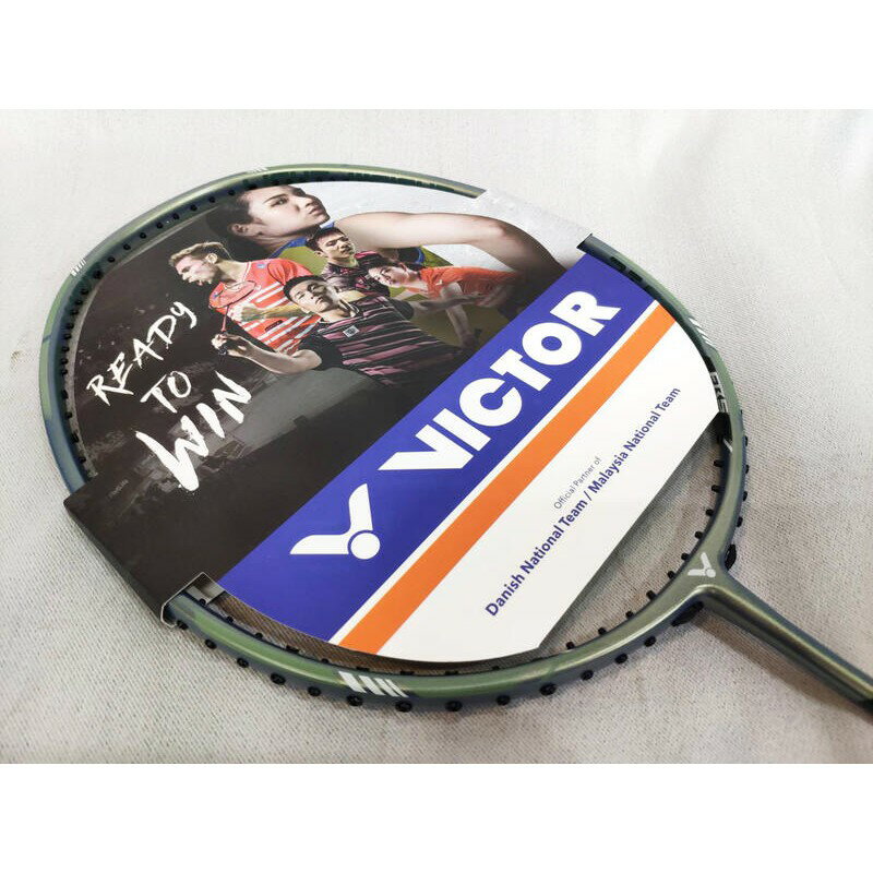 VICTOR 勝利 羽球拍 羽毛球拍 突擊 THRUSTER 暗夜綠 66G耐高磅 輕量 TK-66 G【大自在運動休閒精品店】