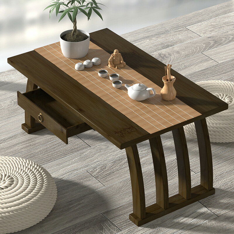 楠竹小炕桌炕幾飄窗小茶幾臥室小型桌子坐地家用榻榻米日式矮茶桌