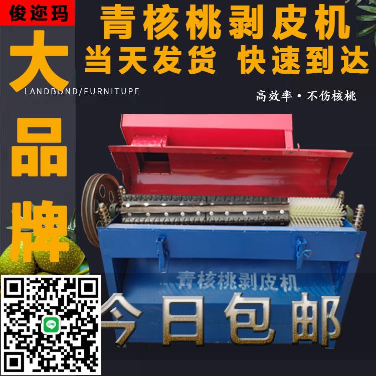 青核桃去皮機小型香榧脫皮機家用核桃剝皮清洗一體機扒皮殼機電動