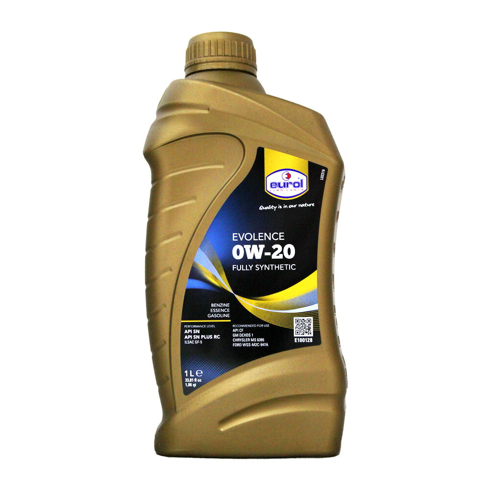 Eurol EVOLENCE 0W20 全合成機油