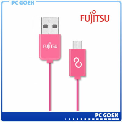 <br/><br/>  FUJITSU富士通MICRO USB傳輸充電線-1M(粉紅)<br/><br/>