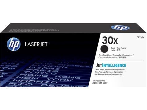 HP 30X 黑色原廠 LaserJet 高容量碳粉匣 (CF230X)適用 HP M203d/M203dn/M203dw/M227fdn/M227fdw【APP下單4%點數回饋】