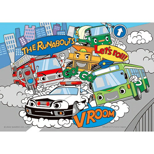 百耘圖 - THE RUNABOUTS 樂跑小車 擁擠的日常拼圖108片 - HP0108-228