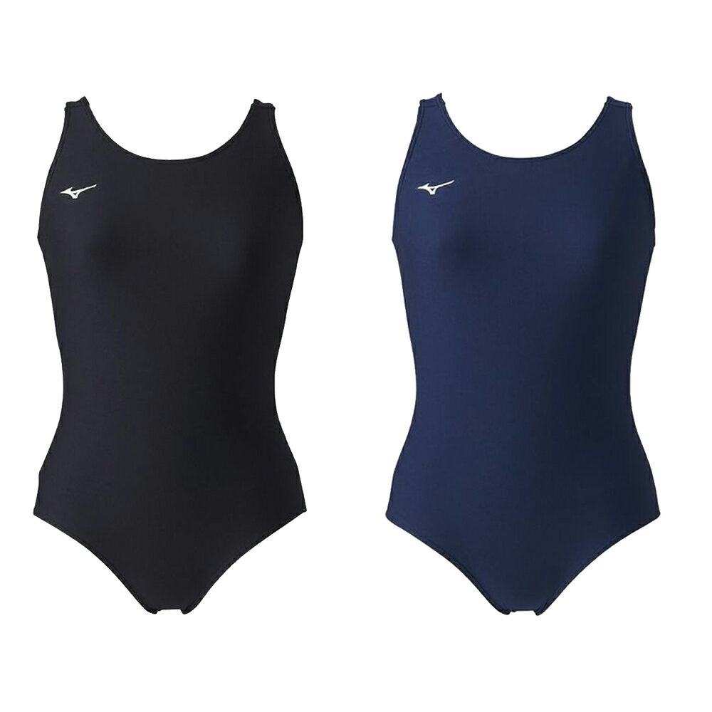 MIZUNO SWIM BASIC 女泳衣 女款素色 訓練型泳衣 連身三角 N2MAAC01 【樂買網】