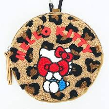 Hello Kitty豹紋圓形小包