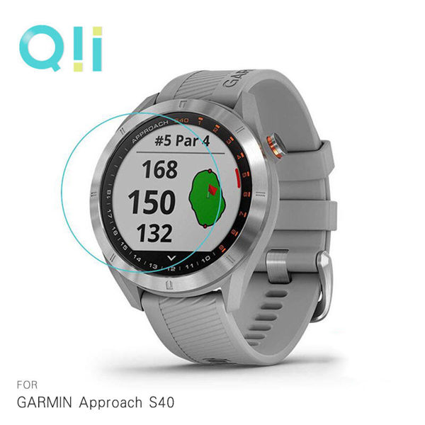 【愛瘋潮】Qii GARMIN Approach S40 玻璃貼 手錶保護貼【APP下單最高22%回饋】