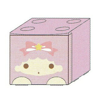 雙子星 積木式 收納盒(紫) 盒子 三麗鷗 KIKI LALA 日貨 正版授權J00012676