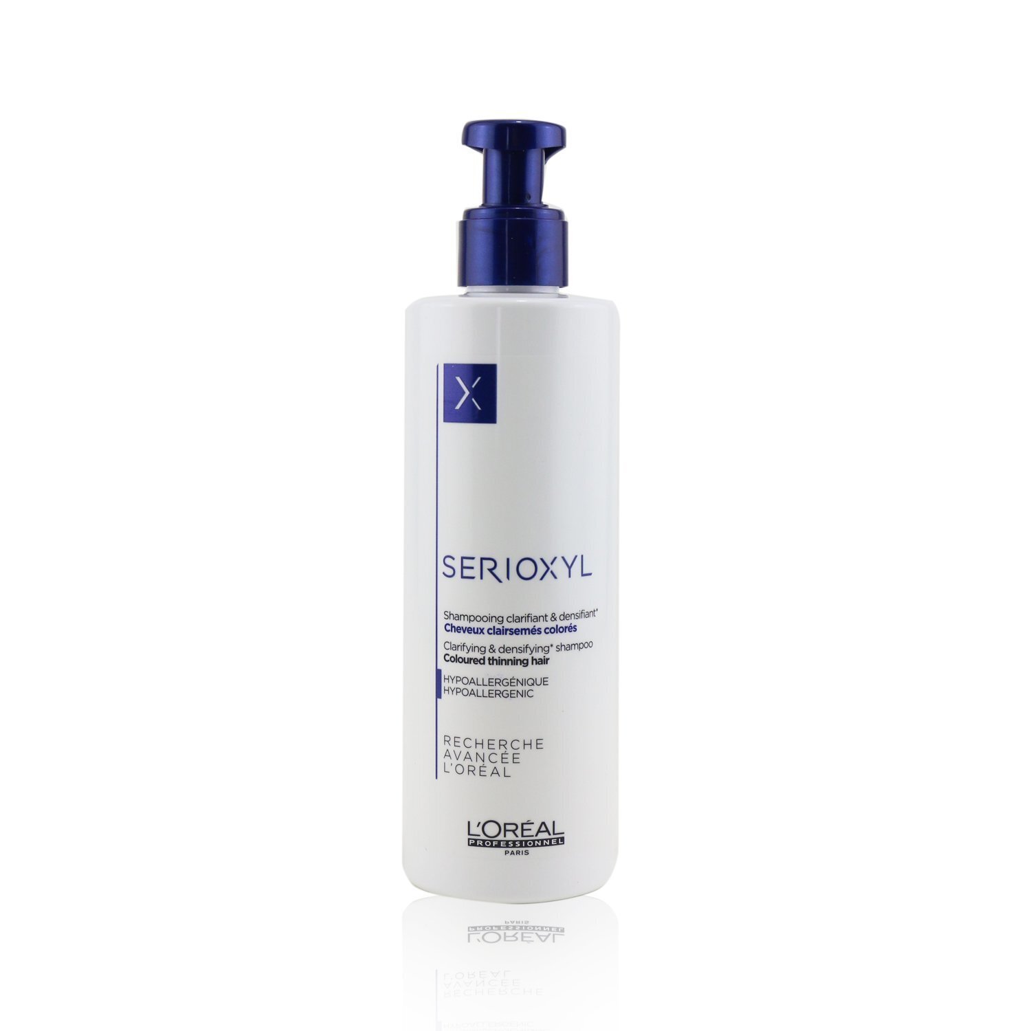 萊雅 L'Oreal - 專業 Serioxyl 淨化豐盈洗髮露 (染色幼細髮質適用)