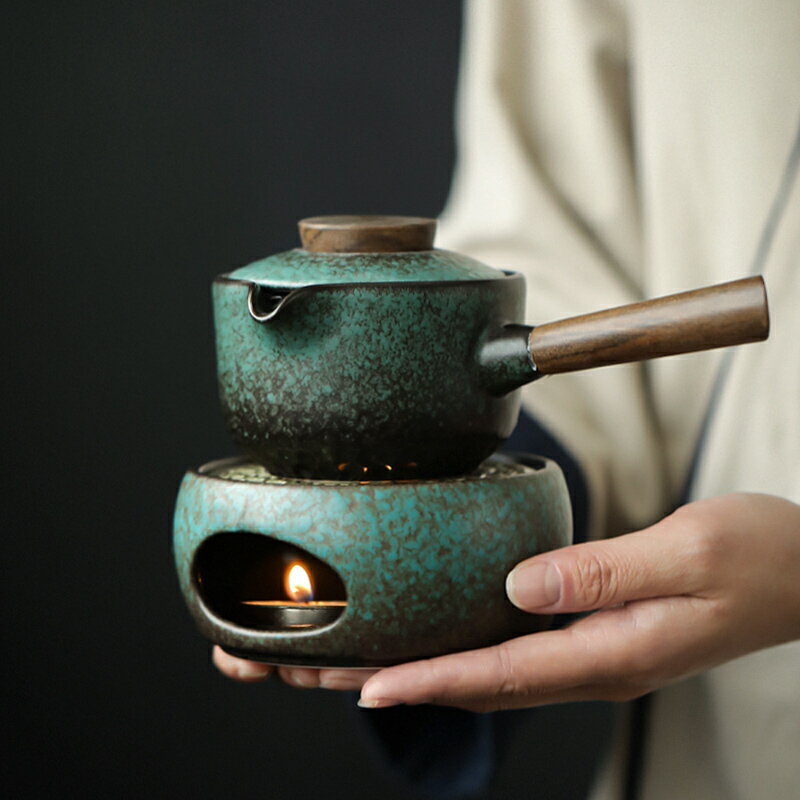 溫茶器 天州高檔茶壺家用煮茶爐蠟燭底座公杯加熱溫茶器暖茶保溫茶道零配【HZ66299】
