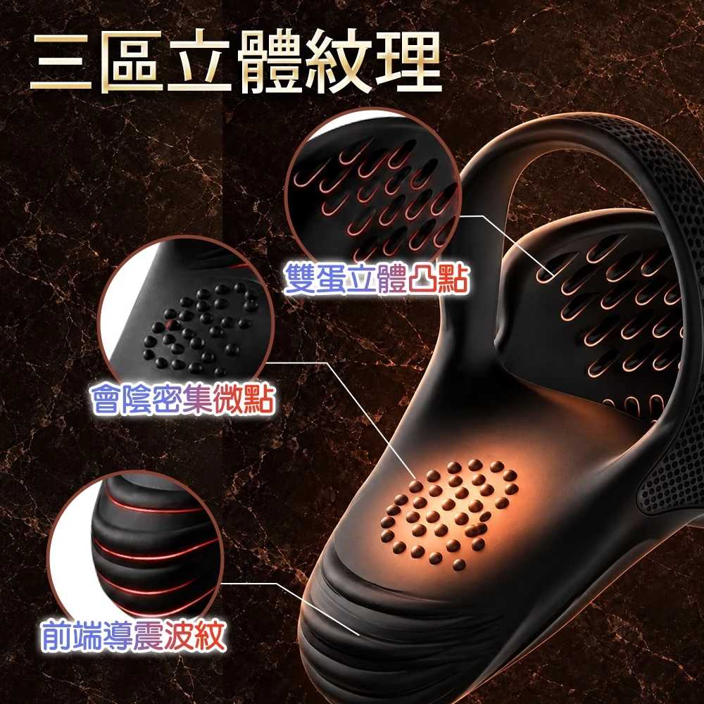 ALPHA 震蛋激爽 10頻震動鎖精環 強勁震蛋 隱形穿戴 夫妻情趣 雙人高潮 男用延時環 自慰器 5