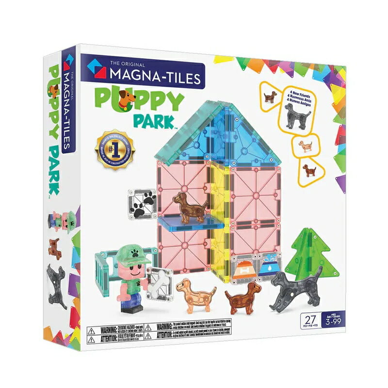 Magna-Tiles®Combo 磁力積木-27片汪汪樂園★衛立兒生活館★