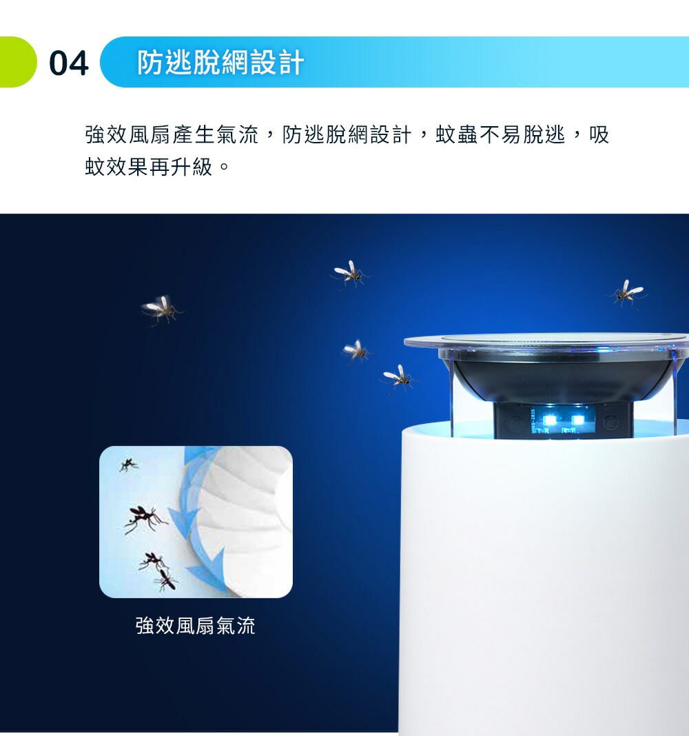 【快速出貨 附發票】聲寶 SAMPO 吸入式UV 捕蚊燈 吸入式捕蚊燈 ML-JA03E 2