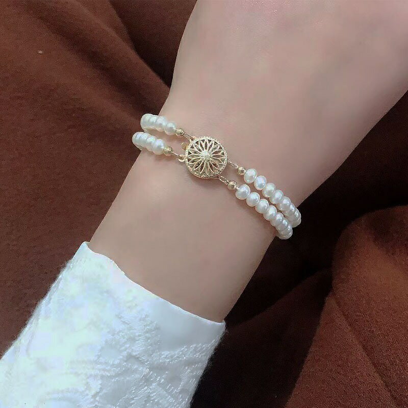 美國14K包金扣配件空托 項鏈扣手鏈扣單排扣 2排扣 3排扣 diy配件 1