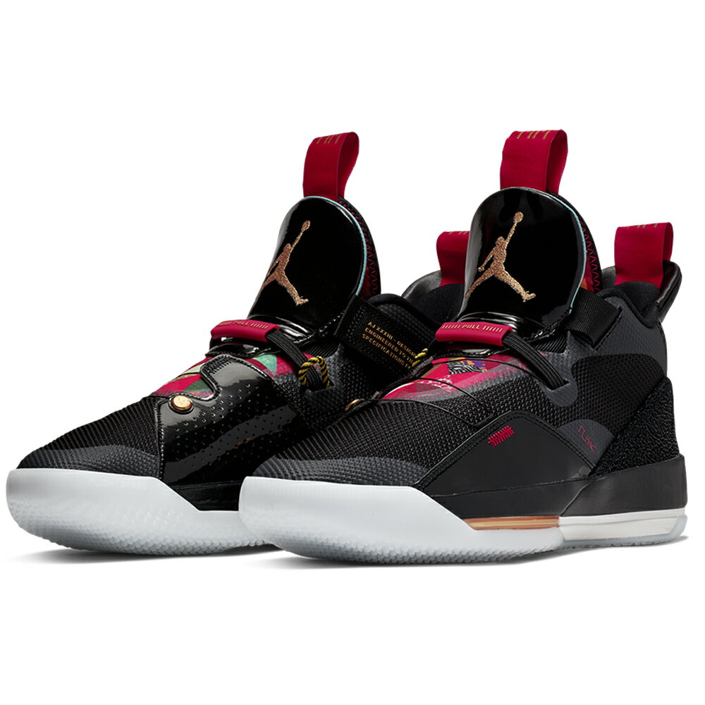 NIKE Air Jordan XXXIII CNY 男鞋 籃球 避震 拉環 黑 金【運動世界】BV5072-007