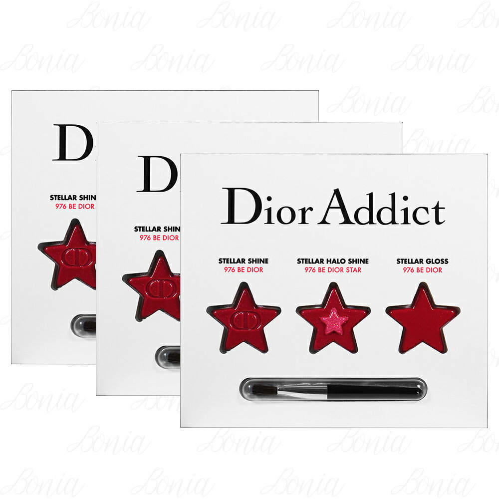 【VT薇拉寶盒】 Dior 迪奧 癮誘幸運唇彩試用卡(#976)(0.3ml*3)*3