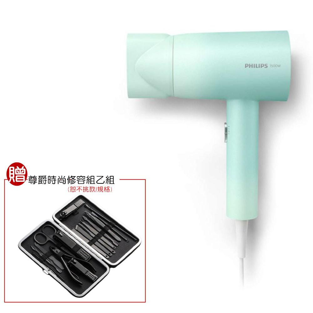 【贈尊爵時尚修容組】PHILIPS 飛利浦潤護色負離子吹風機 BHD399