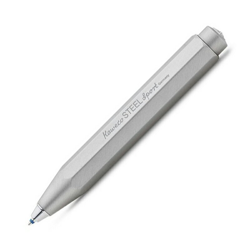 預購商品 德國 KAWECO STEEL Sport 系列原子筆 1.0mm 不鏽鋼 4250278613600 /支