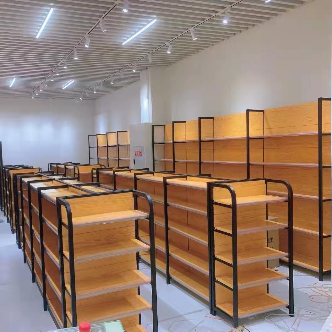 免運/可開票 快速出貨 超市貨架多層加厚可調節母嬰店便利店文具店展示架雙面貨架零食架