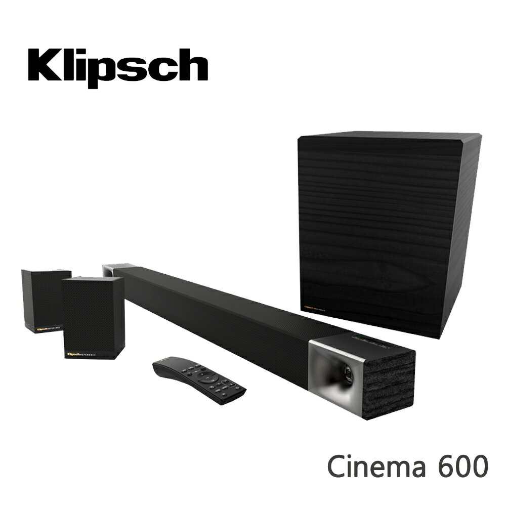 【領券88折 預購】Klipsch 古力奇 Cinema 600 SoundBar + Surround 3 家庭劇院組