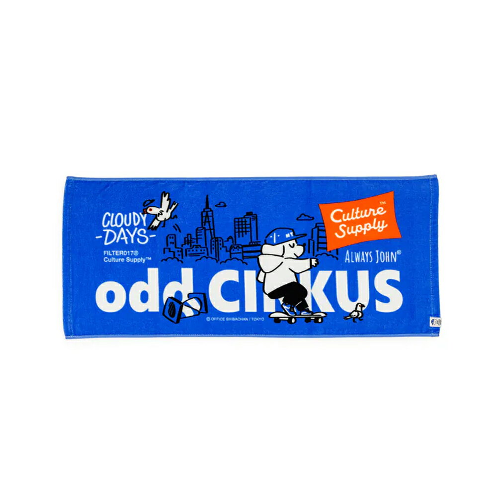 【全館滿額折】 ODD AND JOHN X FILTER017® Culture Supply™ 棉質運動毛巾 H7473 【新竹皇家】