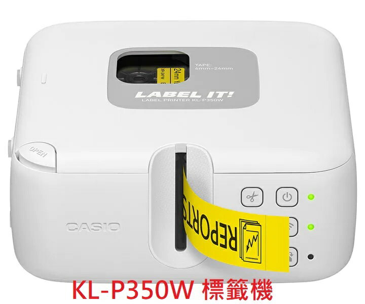 【文具通】CASIO 卡西歐 KL-P350W KL-BT1 標籤機 圖章機 標籤印字機 L5140274