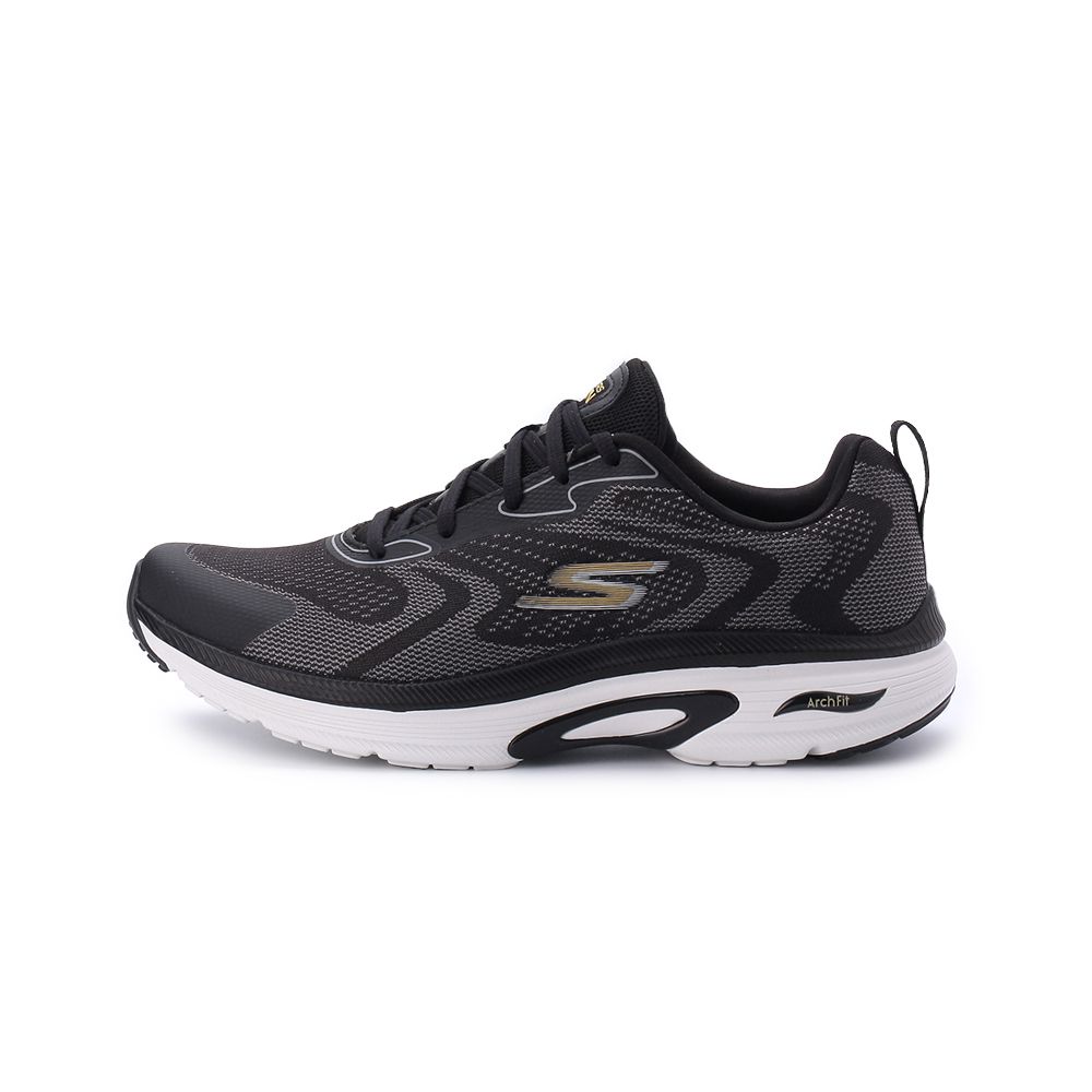 SKECHERS GO RUN ARCH FIT 綁帶運動鞋 黑 220631BKW 男鞋