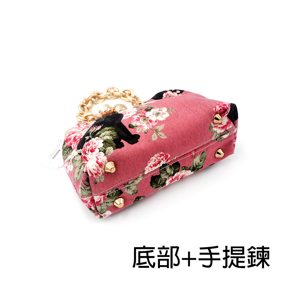 Miranda Handmadex覓品竹北手作店-手提斜背口金包-可愛喵嗚 3