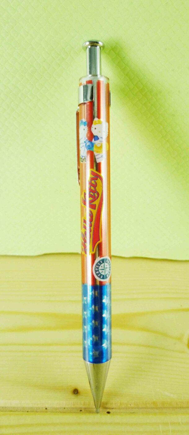 【震撼精品百貨】Hello Kitty 凱蒂貓 KITTY自動鉛筆-美國棒球圖案-紅色 震撼日式精品百貨