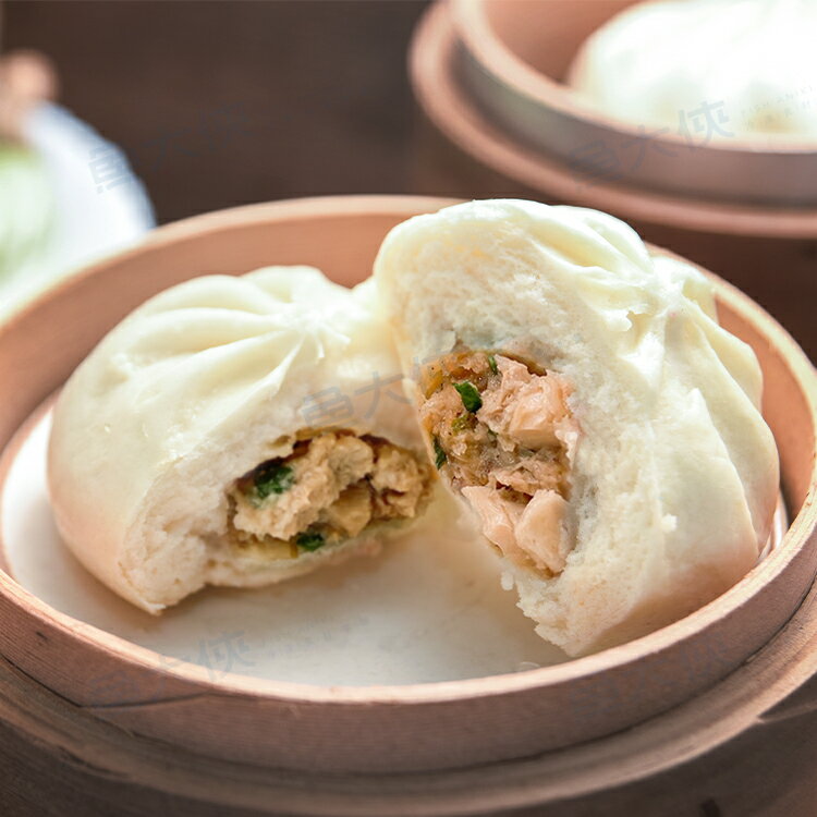 晶鈺-黃金筍丁肉包子(6顆/390g/包)#筍丁-2F1A【魚大俠】FF780