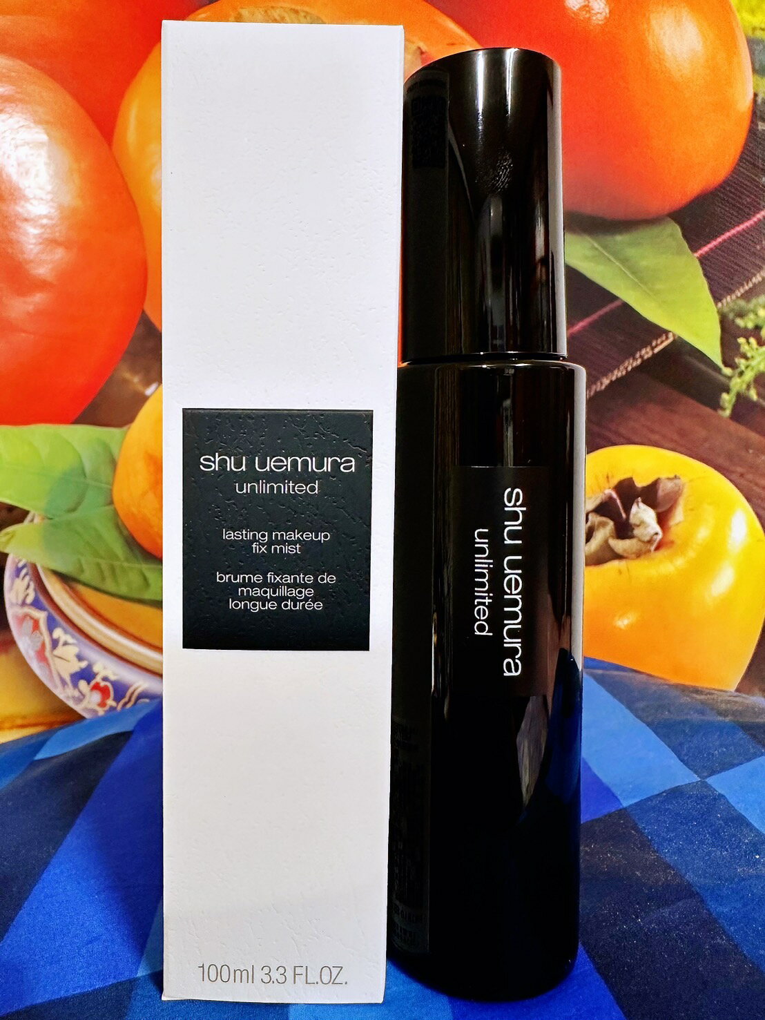 植村秀 無極限持久定妝噴霧 100ML (2024限量版-柚子） 百貨公司專櫃正貨盒裝