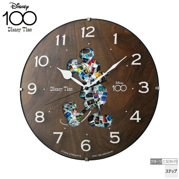 (免運) SEIKO FW809B 迪士尼 100週年 限定款 掛鐘 時鐘 郵票圖案 米奇 米老鼠 Disney100
