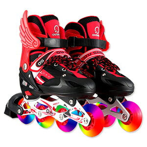 溜冰鞋 直排輪鞋 3-4-5-6-8-10歲溜冰鞋 兒童男童女童中大童全套裝輪滑鞋 可調初學者