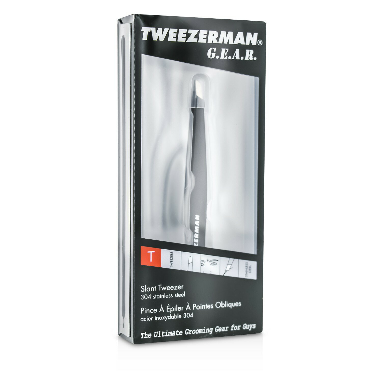 微之魅 Tweezerman - 紳仕斜口眉夾G.E.A.R. Slant Tweezer