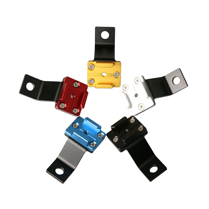 For Gopro配件hero8/7/6/5 小蟻 運動攝像機鋁合金後視鏡固定支架