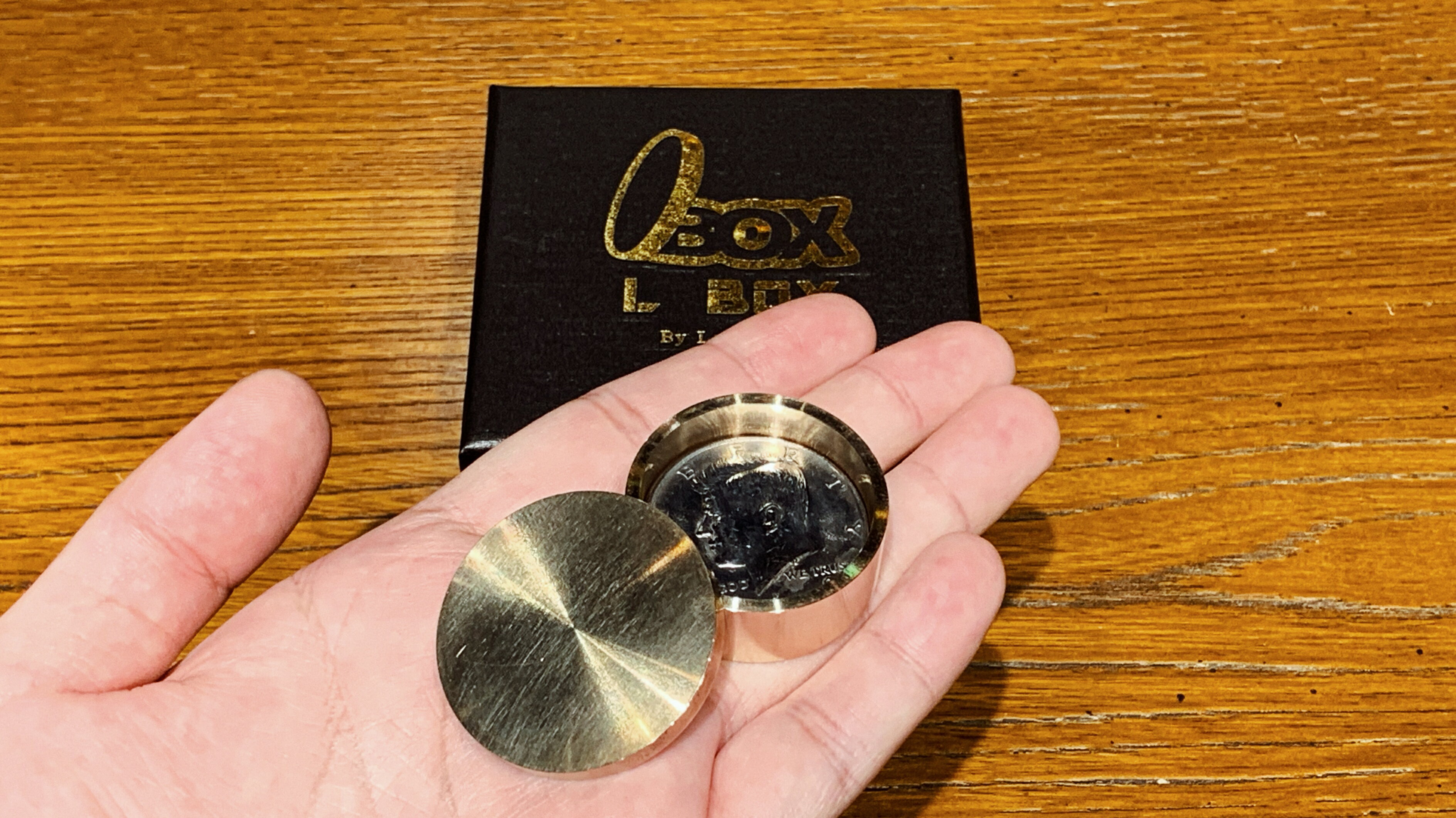 培根魔術出品L BOX 龍龍作品新式黃銅錢盒近景硬幣街頭魔術| 協貿國際日用品生活12館| 樂天市場Rakuten