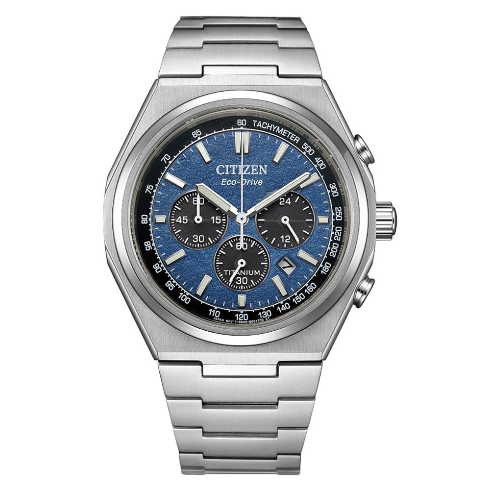 送禮首選★CITIZEN 星辰 Zenshin 超級鈦光動能計時腕錶-42.5mm CA4610-85L  附提袋【全館滿額折價★APP下單點數4倍送】線上購買享_實體門市同步服務