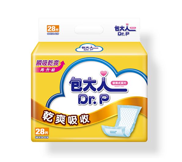 包大人 乾爽吸收經濟型替換式紙尿片 24x50cm (28片/6包/箱)【杏一】