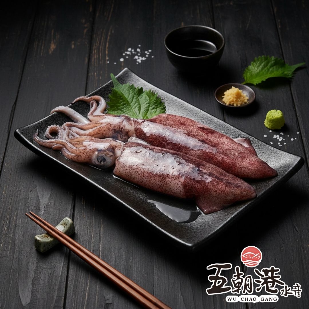 船凍透抽(200~300克±5%(隻)/5隻/包)