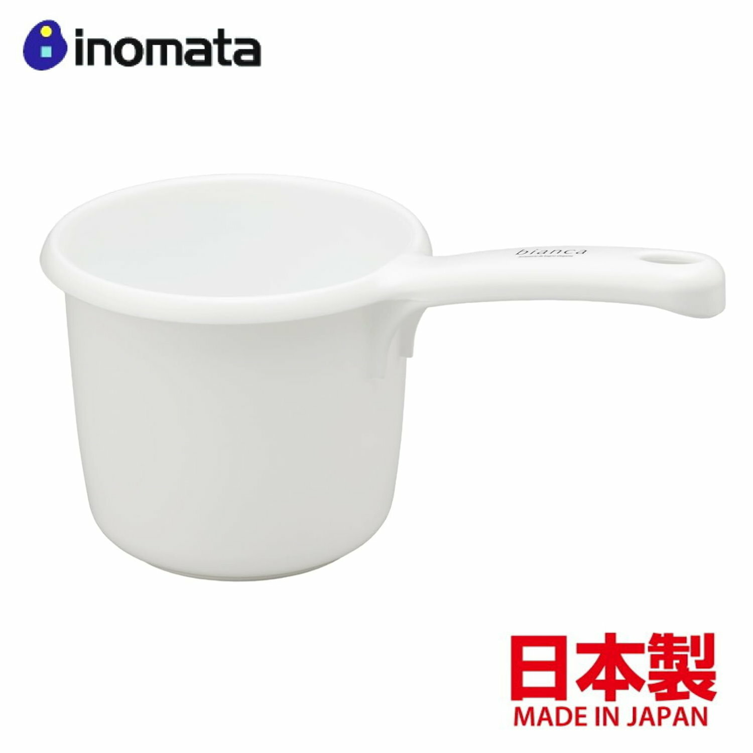 asdfkitty*日本製 INOMATA 白色小水瓢 小水勺-小容量.不過重.好拿好握-訓練幼童洗澡-正版商品