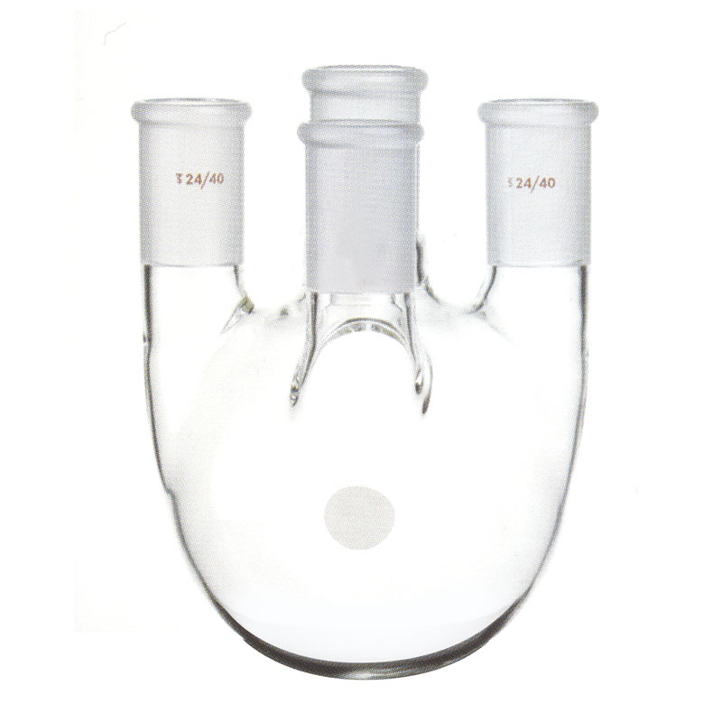 《DURAN》圓底燒瓶 四磨口 Flask, Round Bottom,Four Neck