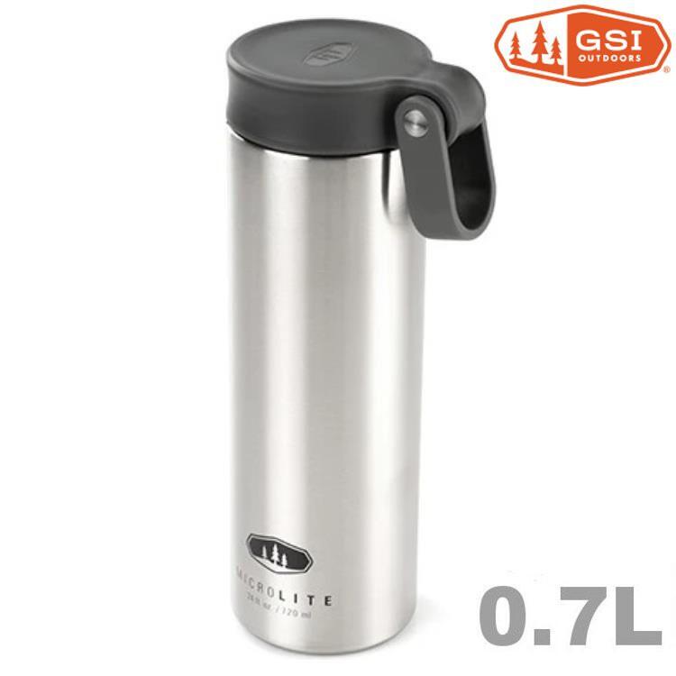GSI MicroLite 720 Twist 輕量不銹鋼真空保溫瓶 0.72L 67030 不鏽鋼原色