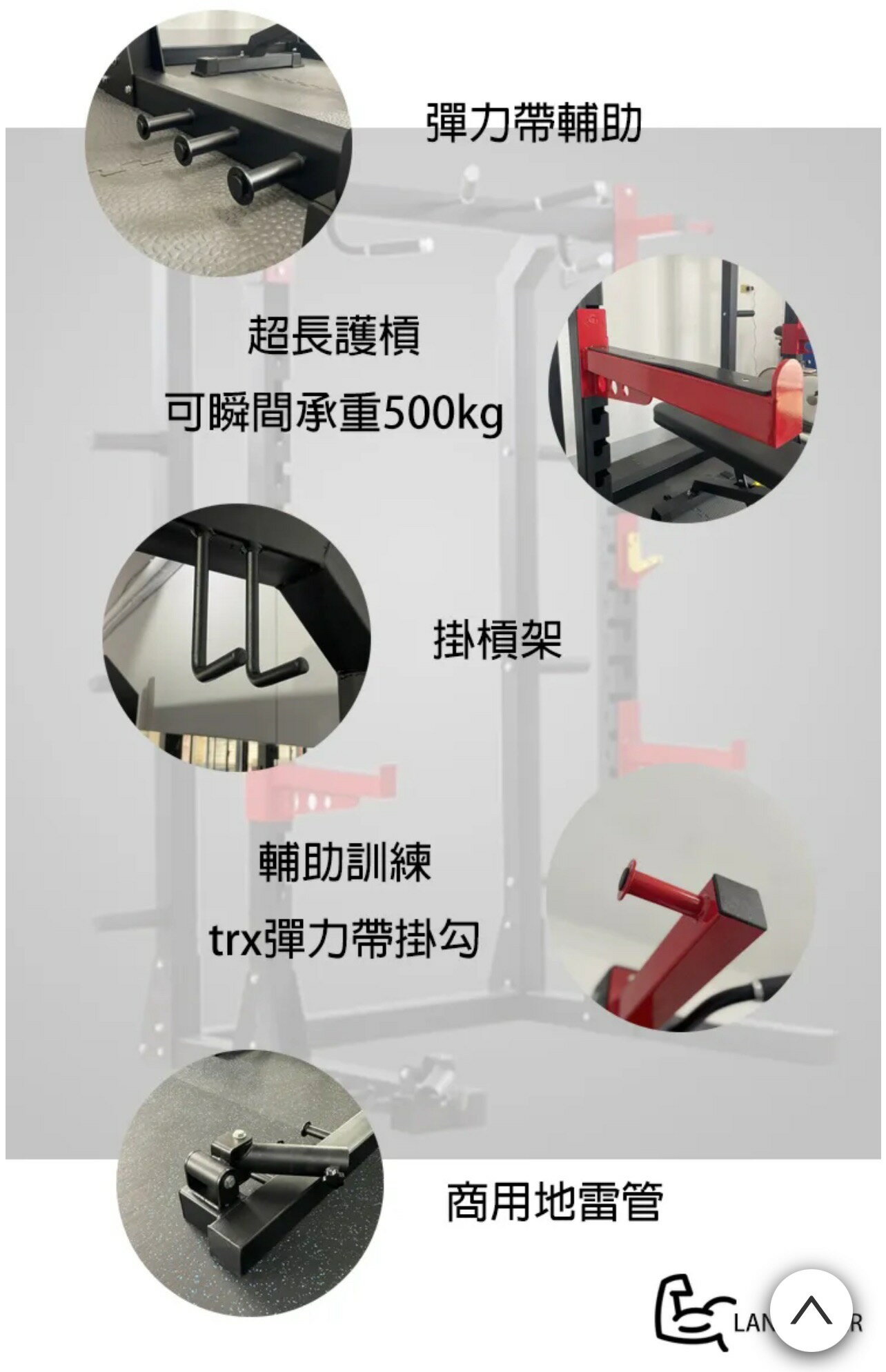 定金賣場 商用深蹲架 重磅深蹲架 多功能深蹲架（運費到付） 2